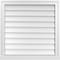 Ekena Millwork Vertical Surface Mount PVC Gable Vent w/ 2"W x 2"H , Brickmould Sill Frame, 28"W x 28"H GVPVE28X2803SN - alternate 1